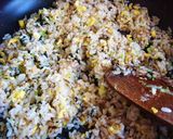 手軽に！チーズおかかチャーハン♪作り方5写真