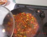 鶏肉と野菜のスパゲッティ^-^/作り方12写真