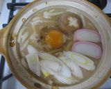 ポカポカ暖まる～酒粕入り鍋焼きうどん♪作り方5写真