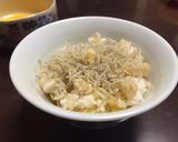 じゃこ＋生姜卵かけごはん作り方1写真