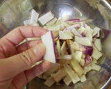 色鮮やか！日の菜の梅酢漬け　どすぇ作り方1写真