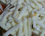 焼き豆腐チーズピザ醤油垂らしトースト♡作り方6写真
