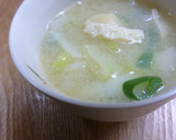 ふとねぎとたけのこ白菜のみそ汁作り方6写真