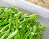 蓮根とピーマンの塩こぶきんぴら作り方1写真