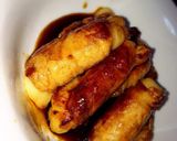 肉巻きもちの照り焼き作り方5写真
