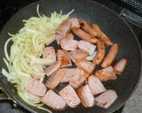 ハム×じゃが芋☆こってり焼肉ダレソテー作り方3写真
