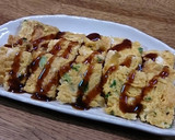 簡単♡なんちゃってお好み焼き風卵焼き作り方6写真