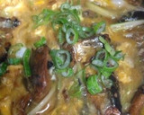 ササッとサンマ！蒲焼き缶で卵とじ丼☆作り方3写真