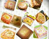 お魚ソーセージでお花ばたけトースト作り方11写真