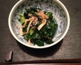 超簡単！納豆タレで小松菜お浸し作り方5写真