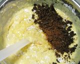 チョコバナナとココナッツのスクエアケーキ作り方4写真