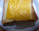 チーズ＆ベーコンエッグトースト作り方1写真