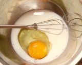 もちふわ♡お餅で苺大福風ホットケーキ作り方2写真