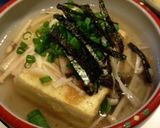 揚げ出し豆腐、きのこ＆梅干し作り方7写真