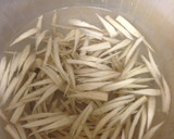 ごぼうと平てんできんぴら風煮作り方1写真