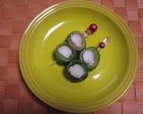 お弁当に簡単♪青菜のカニかまロール作り方8写真