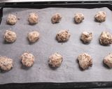 スノーボール風✿胡桃＆レーズンクッキー作り方10写真