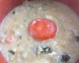 簡単!みそ汁&チーズでリゾット風雑炊☆作り方3写真