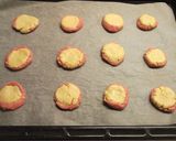 米粉で焼きチョコクッキー　イチゴ＆バナナ作り方9写真