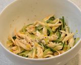 蒸し鶏のサラダ*ハニースイートチリソース作り方7写真