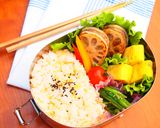 お弁当に！れんこんとミンチのはさみ焼き作り方7写真