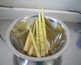 細筍と豚肉の炒め煮作り方2写真