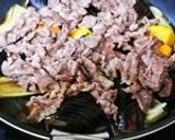 夏野菜と牛肉の白玉が堪らない♡すき煮風作り方11写真