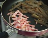 柚子胡椒風味のベーコンにゃく牛蒡きんぴら作り方4写真