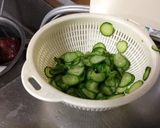 キュウリの胡麻和え作り方1写真