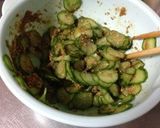 キュウリの胡麻和え作り方3写真
