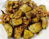 5分でできる！豚ミンチと茄子の焼肉風炒め作り方4写真