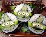✴︎飾り巻きグリーンメン✴︎キャラ弁✴︎作り方13写真