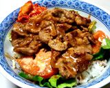 簡単絶品！ポーク・ロコモコ！豚丼！作り方5写真