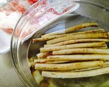 豚肉とごぼうの甘辛スティック♪作り方1写真