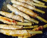豚肉とごぼうの甘辛スティック♪作り方5写真