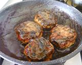 大人の味のホットソース煮＊鶏ハンバーグ作り方8写真