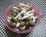＊厚切りベーコンとしめじのソテー＊作り方1写真