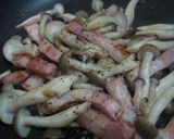 ＊厚切りベーコンとしめじのソテー＊作り方5写真