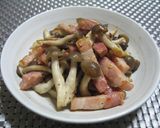 ＊厚切りベーコンとしめじのソテー＊作り方6写真