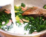 ベーコン風味なホウレン草のクリーム煮作り方3写真