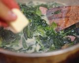 ベーコン風味なホウレン草のクリーム煮作り方4写真