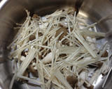 牡蠣と白菜・きのこの重ね煮豆乳スープ作り方1写真