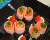 ✿大根とサーモンの葱巻きレモン醤油ソース作り方7写真