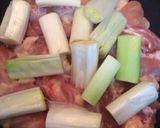 焼き鳥 長ネギぶつ切り作り方1写真