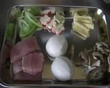 柳の舞とはんぺんのお吸い物・みんと風作り方1写真