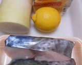 鰆のオリーブ油焼き・レモン、おろし添え作り方1写真