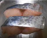 鰆のオリーブ油焼き・レモン、おろし添え作り方3写真