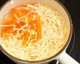切干大根とお豆のヘルシースープ作り方3写真