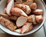 生姜たっぷり！セレベス（赤目芋）のうま煮作り方1写真