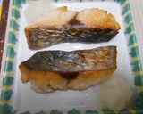 鰆のオリーブ油焼き・レモン、おろし添え作り方12写真
